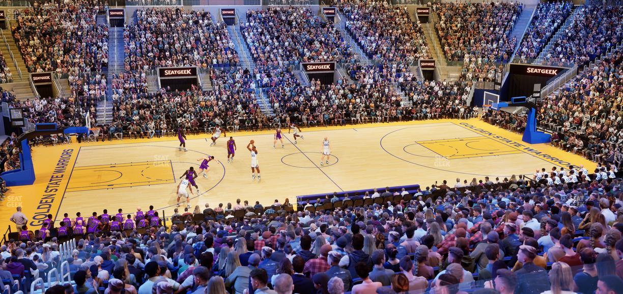 Chase Center - Section 104 Seat View