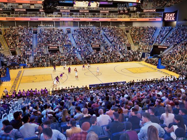 Chase Center - Section 104 Seat View