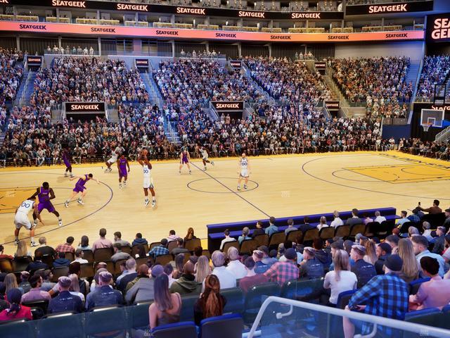 Chase Center - Section 104 Seat View