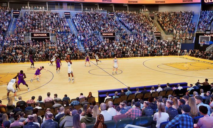 Chase Center - Section 104 Seat View