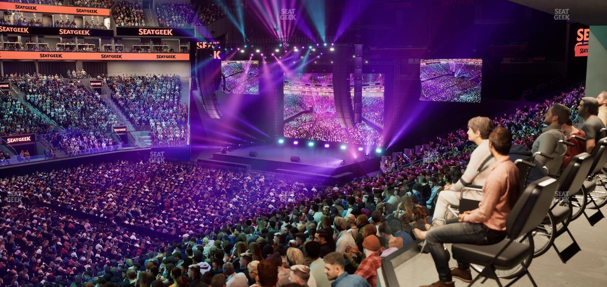 Chase Center - Section 105 Seat View