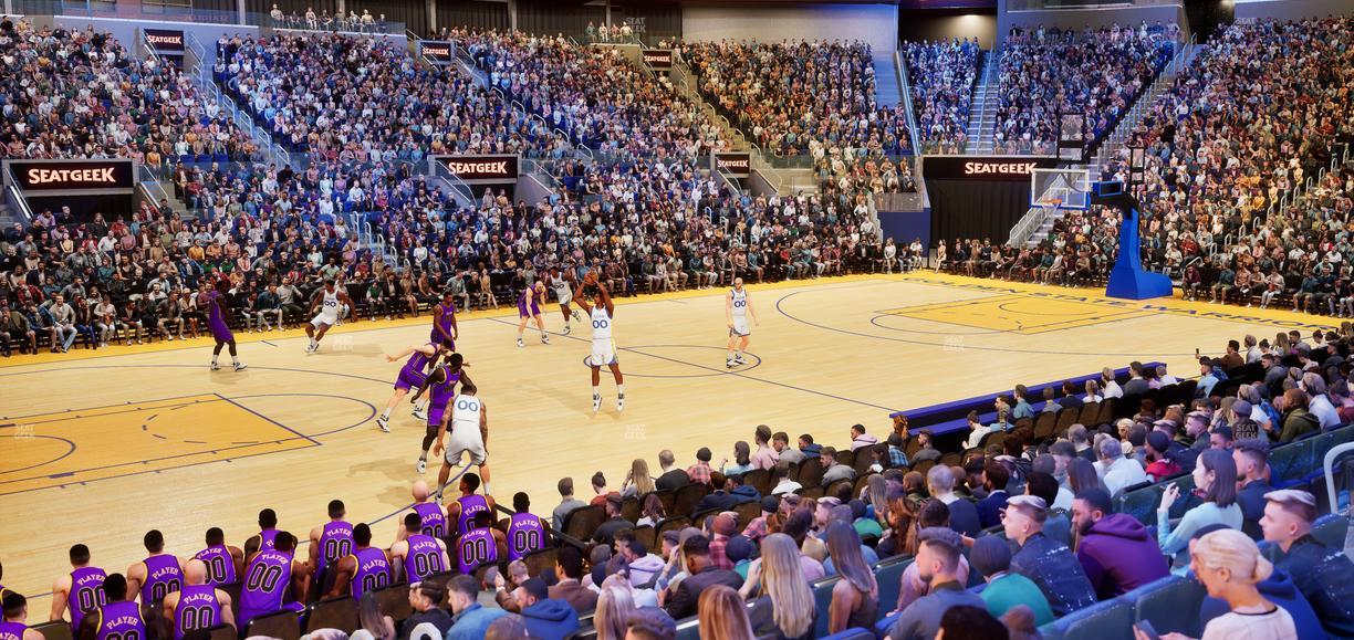 Chase Center - Section 105 Seat View