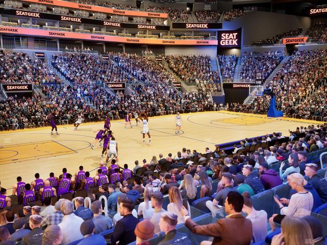 Chase Center - Section 105 Seat View