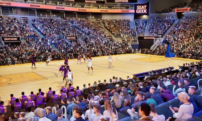 Chase Center - Section 105 Seat View