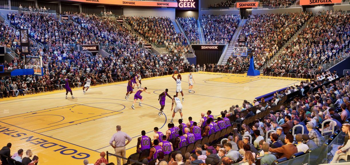 Chase Center - Section 106 Seat View