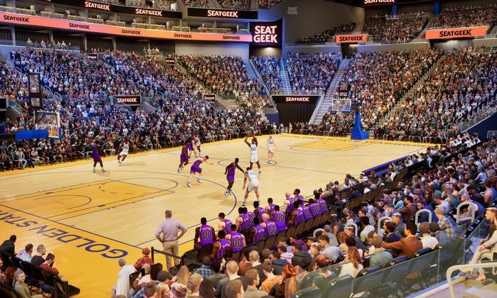 Chase Center - Section 106 Seat View