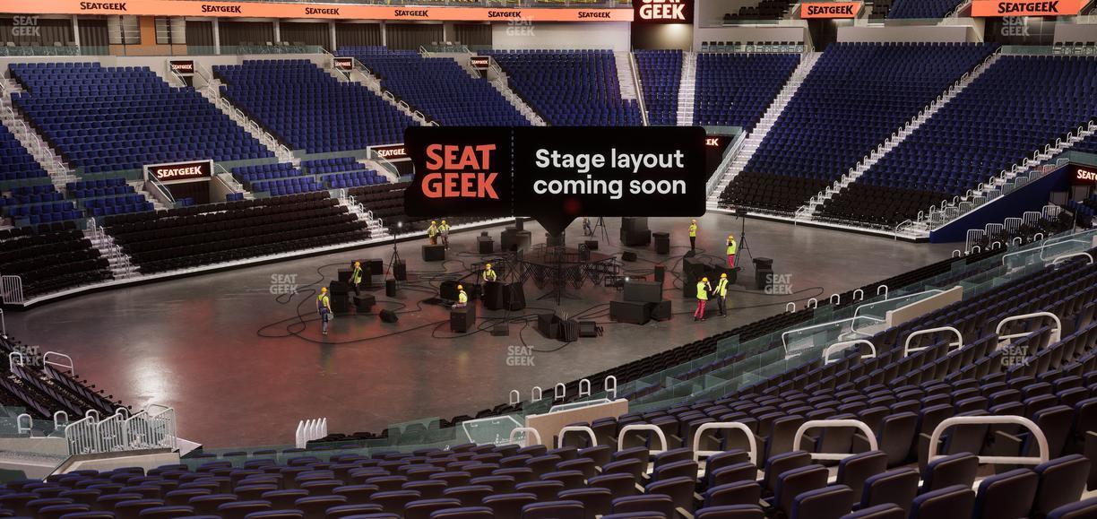 Chase Center - Section 106 Seat View