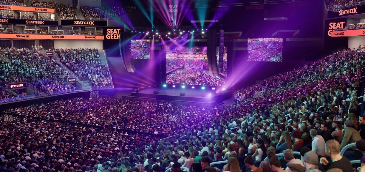 Chase Center - Section 106 Seat View