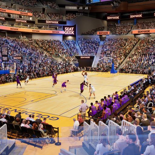 Chase Center - Section 107 Seat View