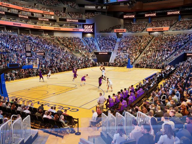 Chase Center - Section 107 Seat View