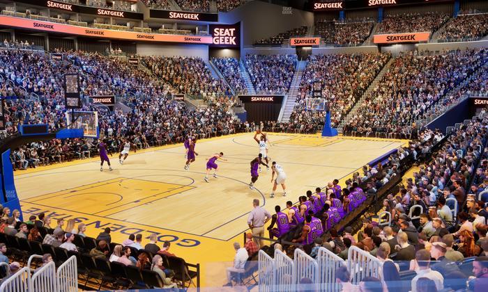 Chase Center - Section 107 Seat View