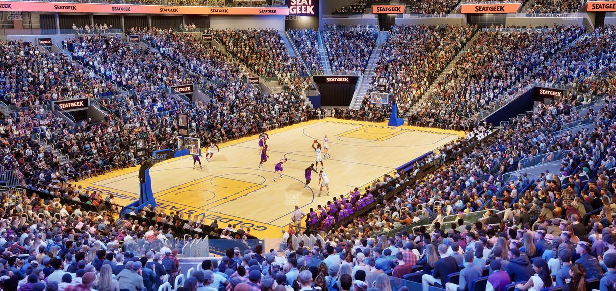 Chase Center - Section 107 Seat View