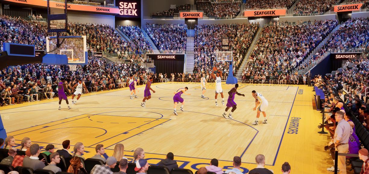 Chase Center - Section 108 Seat View