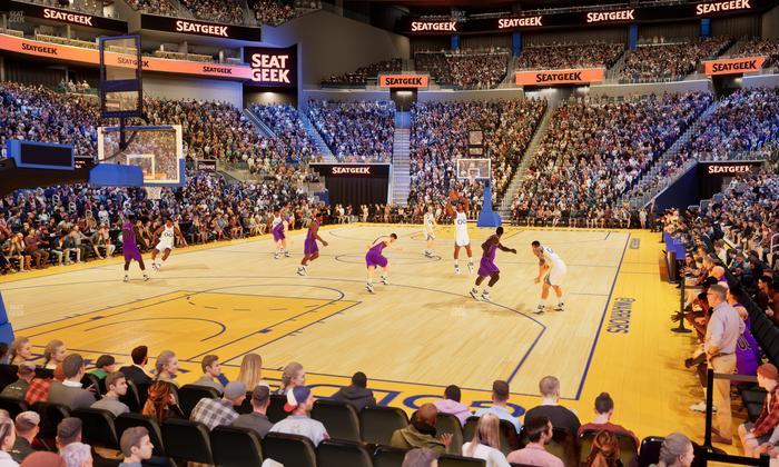 Chase Center - Section 108 Seat View