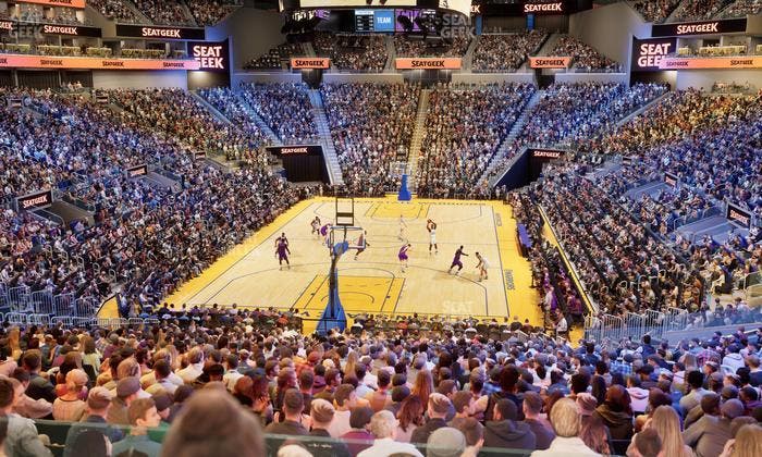 Chase Center - Section 109 Seat View