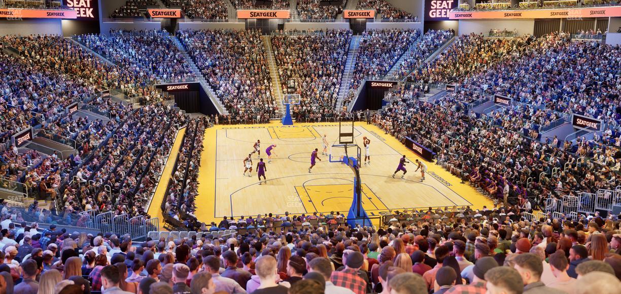 Chase Center - Section 110 Seat View