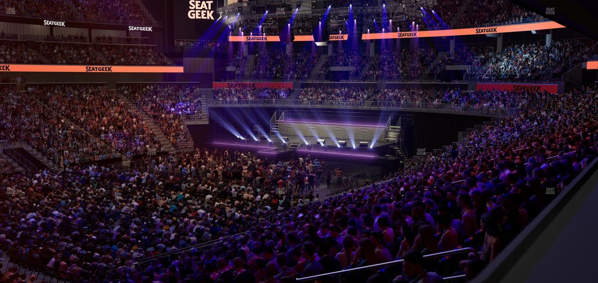 Chase Center - Section 110 Seat View