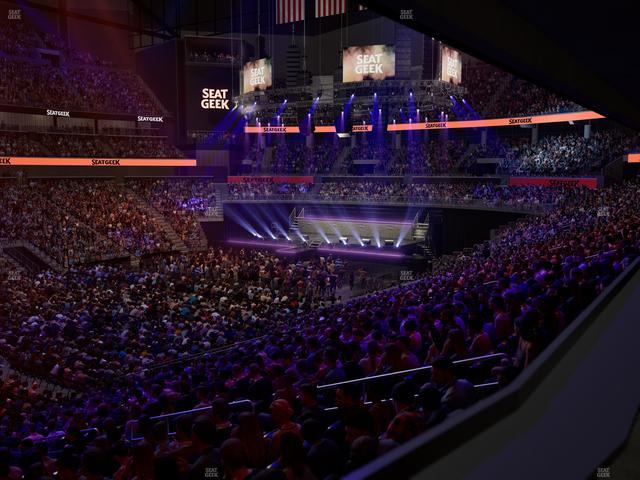 Chase Center - Section 110 Seat View