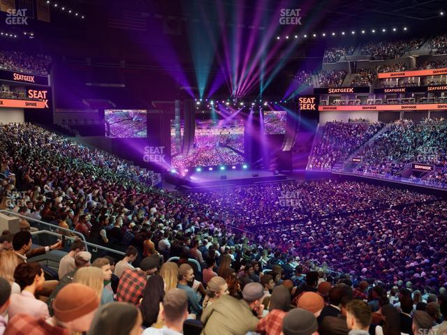 Chase Center - Section 113 Seat View Chase Center - Section 113 Seat View