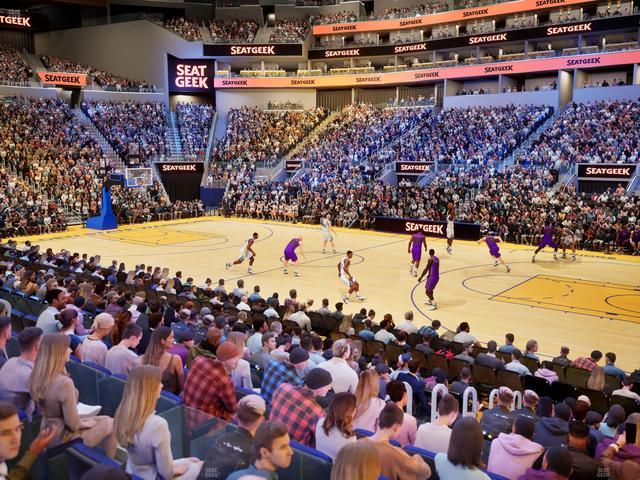 Chase Center - Section 114 Seat View