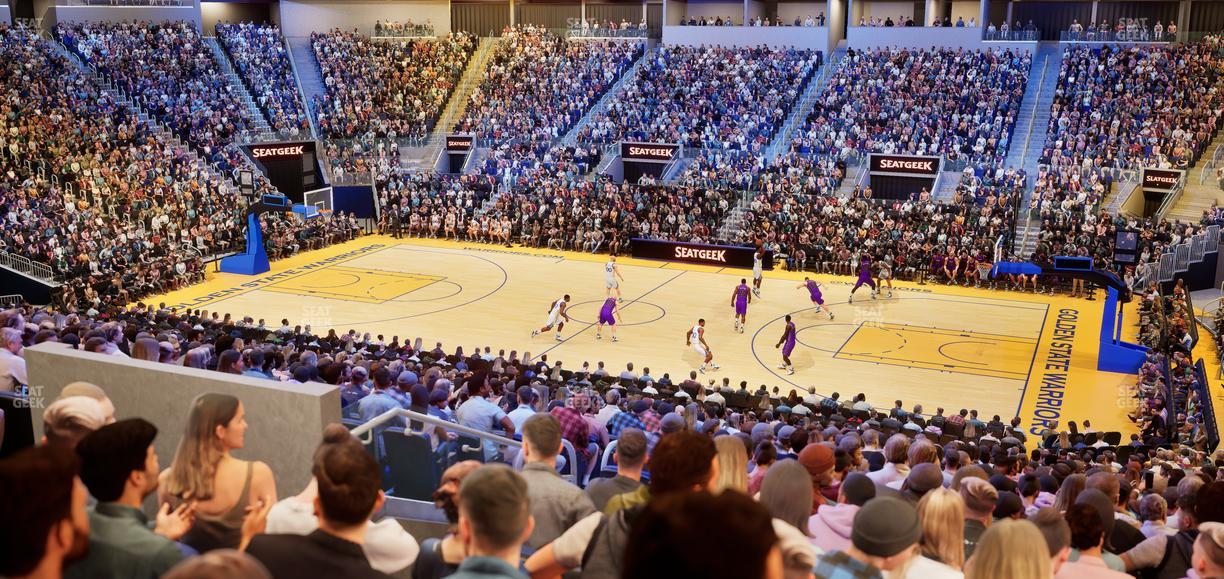 Chase Center - Section 114 Seat View