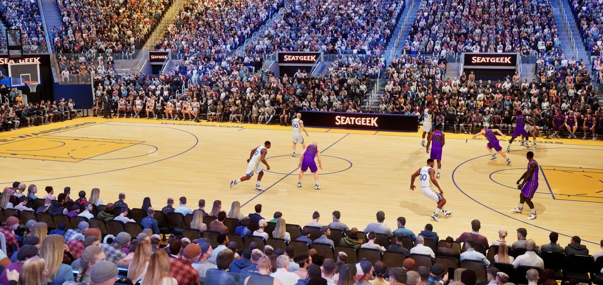 Chase Center - Section 115 Seat View