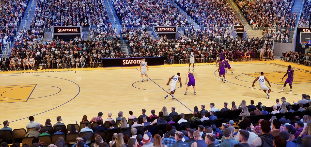 Chase Center - Section 116 Seat View