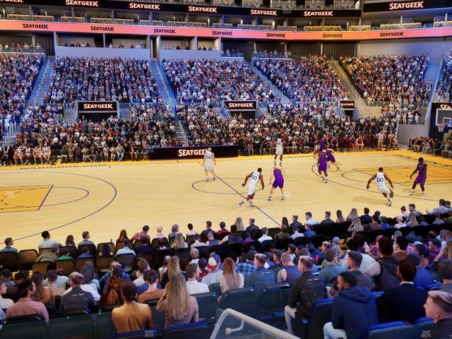 Chase Center - Section 116 Seat View