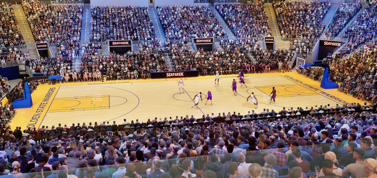 Chase Center - Section 116 Seat View