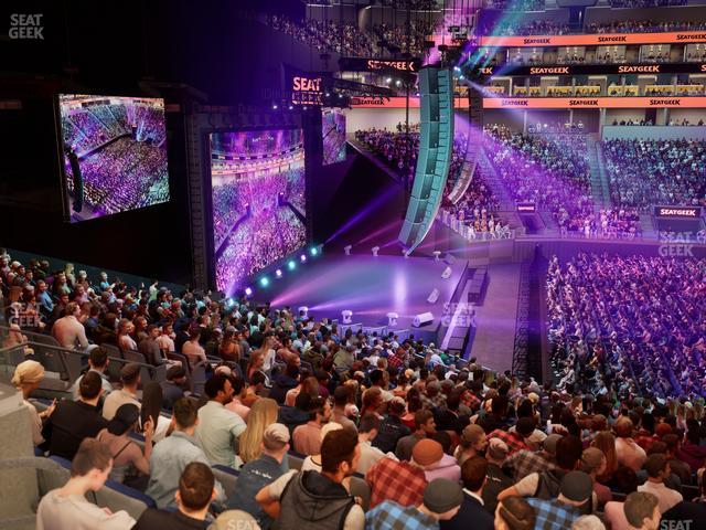 Chase Center - Section 117 Seat View Chase Center - Section 117 Seat View