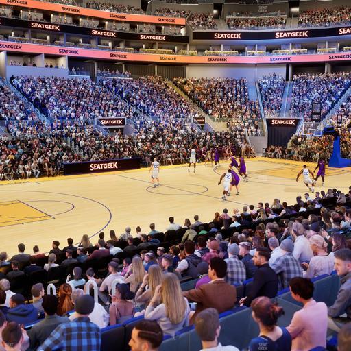 Chase Center - Section 117 Seat View