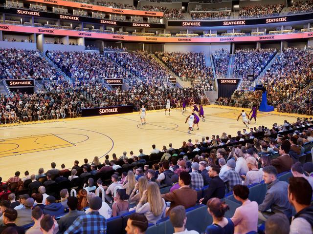 Chase Center - Section 117 Seat View