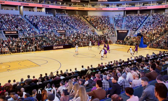 Chase Center - Section 117 Seat View