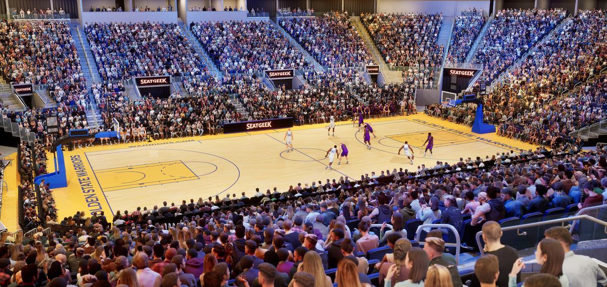 Chase Center - Section 117 Seat View