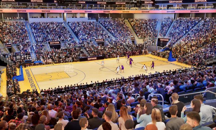 Chase Center - Section 117 Seat View