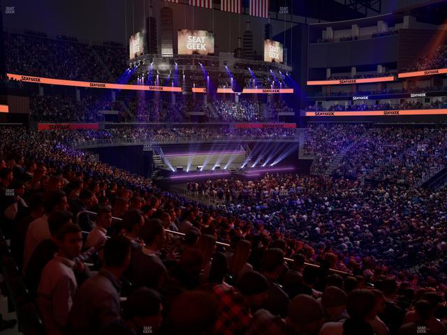 Chase Center - Section 117 Seat View