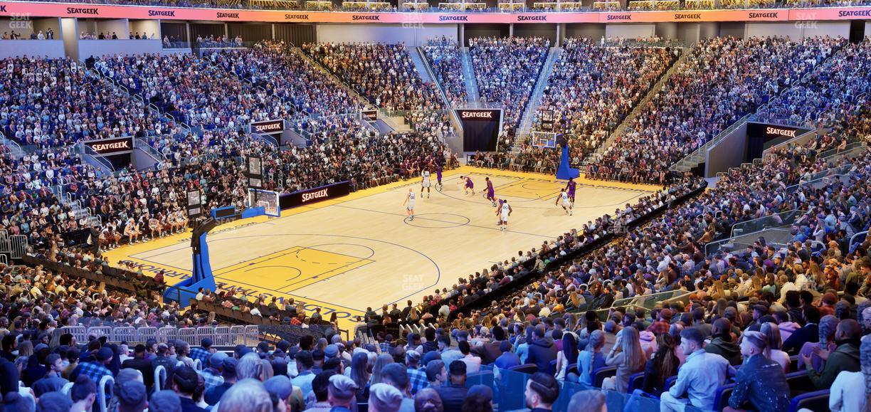 Chase Center - Section 119 Seat View