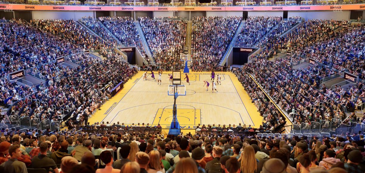 Chase Center - Section 121 Seat View