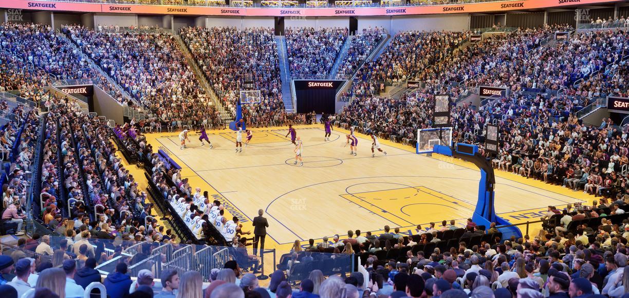 Chase Center - Section 123 Seat View