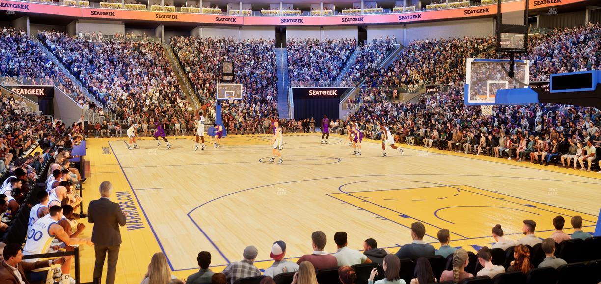 Chase Center - Section 123 Seat View