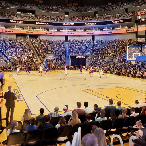 Chase Center - Section 123 Seat View