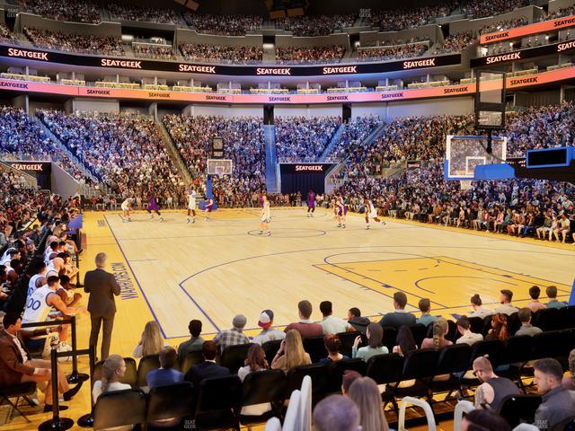 Chase Center - Section 123 Seat View