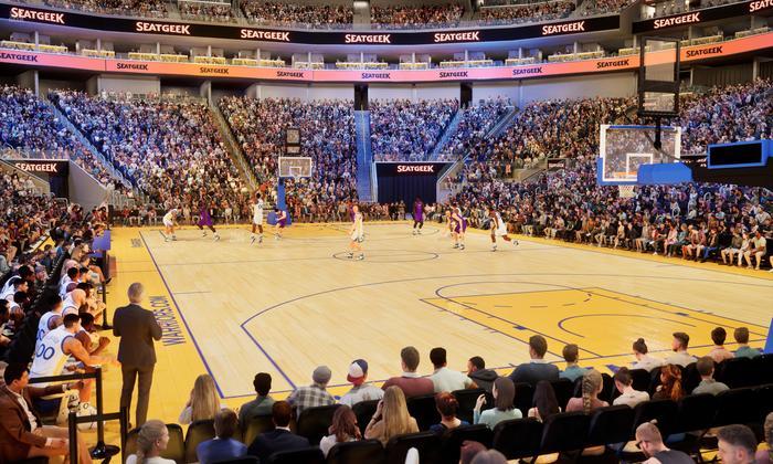 Chase Center - Section 123 Seat View