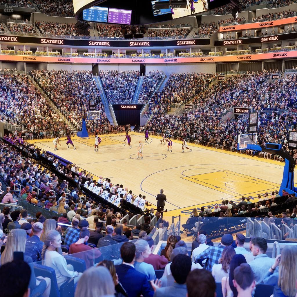 Chase Center - Section 124 Seat View