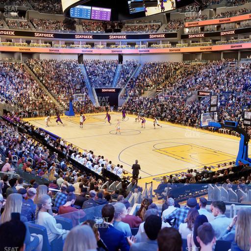 Chase Center - Section 124 Seat View