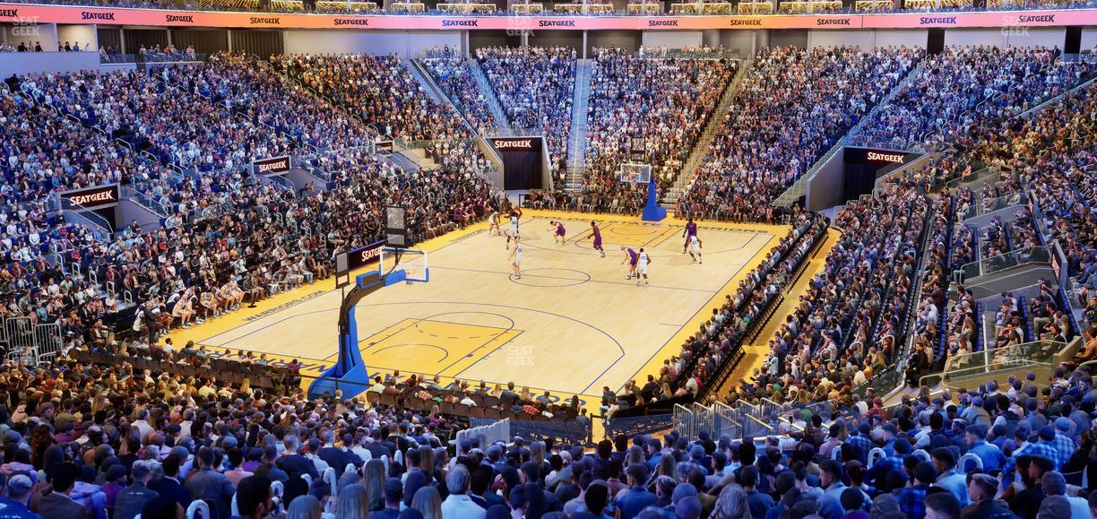 Chase Center - Section 125 Seat View