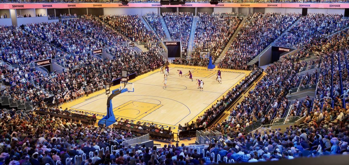 Chase Center - Section 125 Seat View