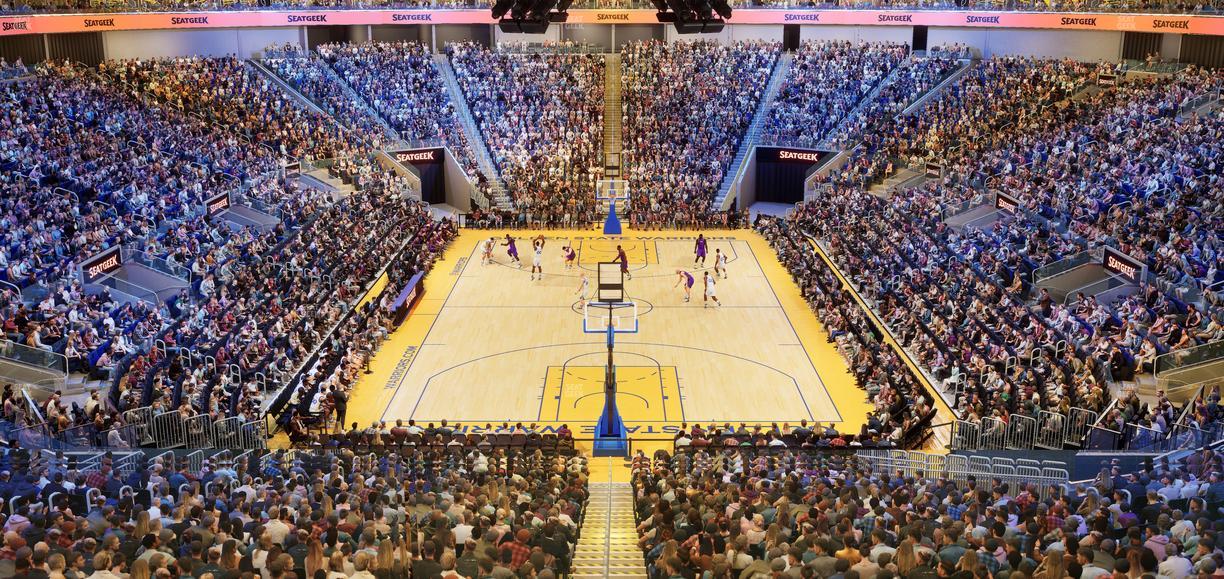 Chase Center - Section 127 Seat View