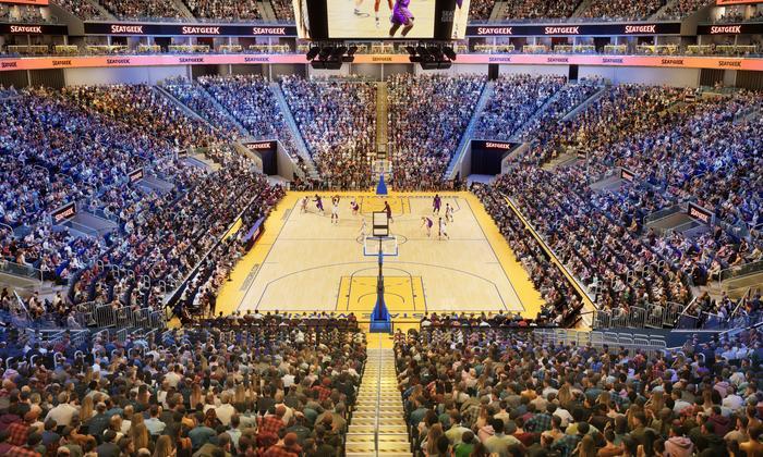 Chase Center - Section 127 Seat View