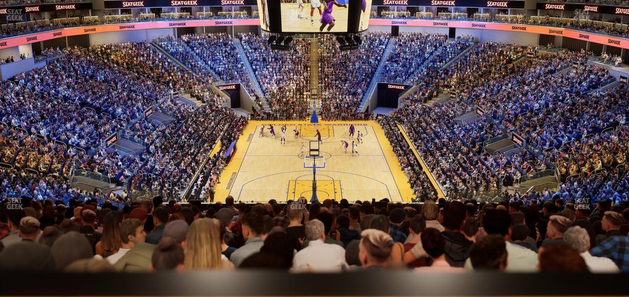 Chase Center - Section 127 Seat View